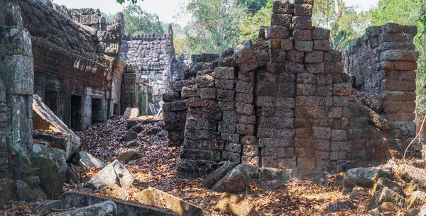 Las Antiguas Ruinas Del Templo Preah Khan Siem Reap Camboya — Foto de Stock