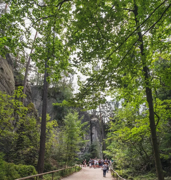 Adrspach nationalpark in der tschechischen republik, europa — Stockfoto