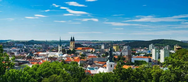 슬로바키아니 시청의 도시와 관광객의 목적지 스톡 사진