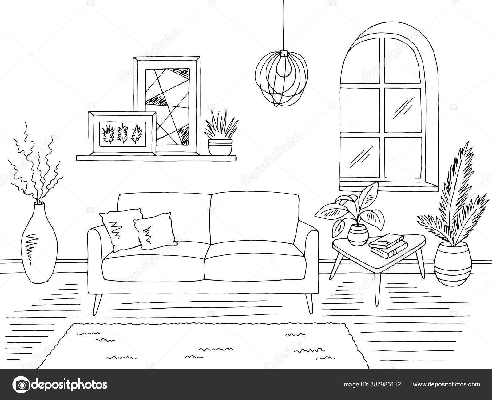 Gambar Pemandangan Hitam Putih Untuk Diwarnai Harian Nusantara