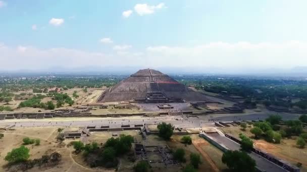 Vue Aérienne De La "Pyramide Du Soleil" à Teotihuacan 
