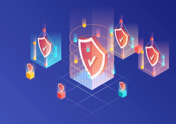 Web sitesi için mobil veri simgesi. İş için veri koruma simgesi