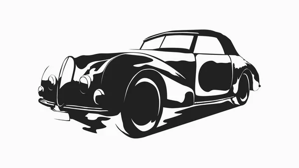 Illustration Logo Voiture Vip Drag Racing Illustration Vectorielle — Image vectorielle