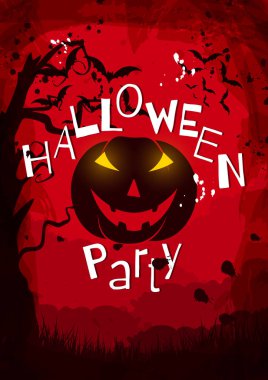 tatil Cadılar Bayramı afişleri. Balkabağı latte. tatil ekim. Cadılar Bayramı hayaleti. Cadılar Bayramı örümceği, Cadılar Bayramı ağacı. Balkabağı sınırı. - Vektör