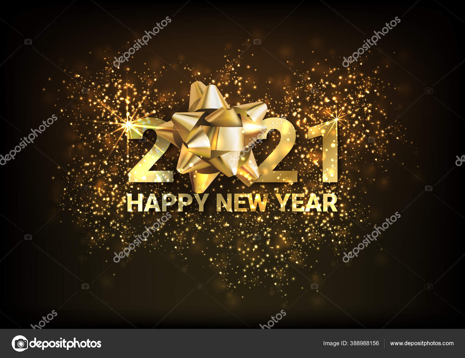 Greeting Card Happy New Year 2021 Beautiful Square Holiday Web Stock Vector C Liurii 86 Gmail Com 388988156