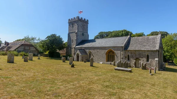 Winfrith Newburgh Inglaterra Julho 2018 Igreja São Cristóvão Fachada Sudeste — Fotografia de Stock