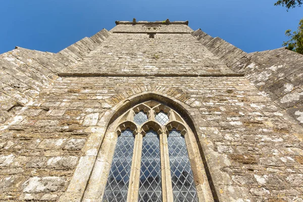 Winfrith Newburgh Inglaterra Julio 2018 Iglesia San Cristóbal Torre Ángulo — Foto de Stock
