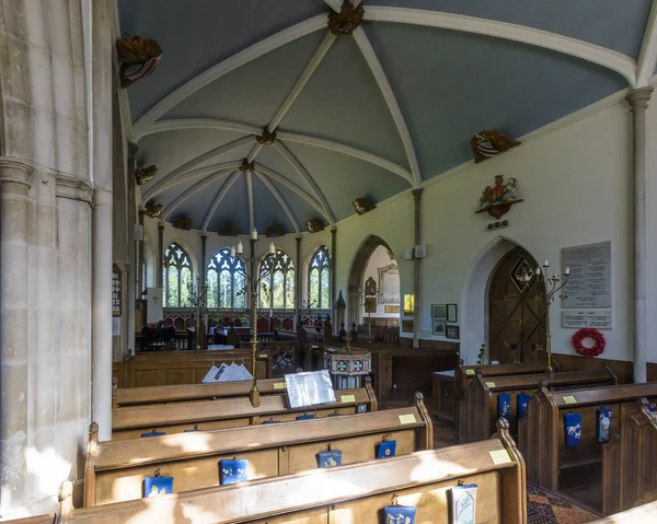 Moreton Anglia 2018 Július Szent Miklós Templom Belső — Stock Fotó