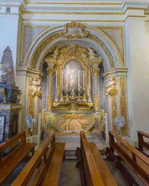 Valletta Malta Července 2018 Kostel Panny Marie Vítězství Kaple Potens — Stock fotografie