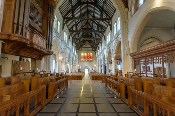 Swansea Reino Unido Agosto 2018 Mary Church Chancel View Altar — Fotografia de Stock