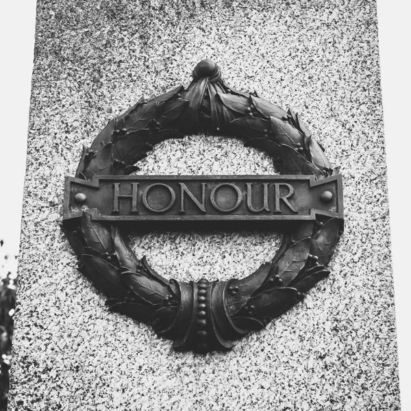 Plymouth Inglaterra Setembro 2018 Plymouth City War Memorial Wreath Honour — Fotografia de Stock