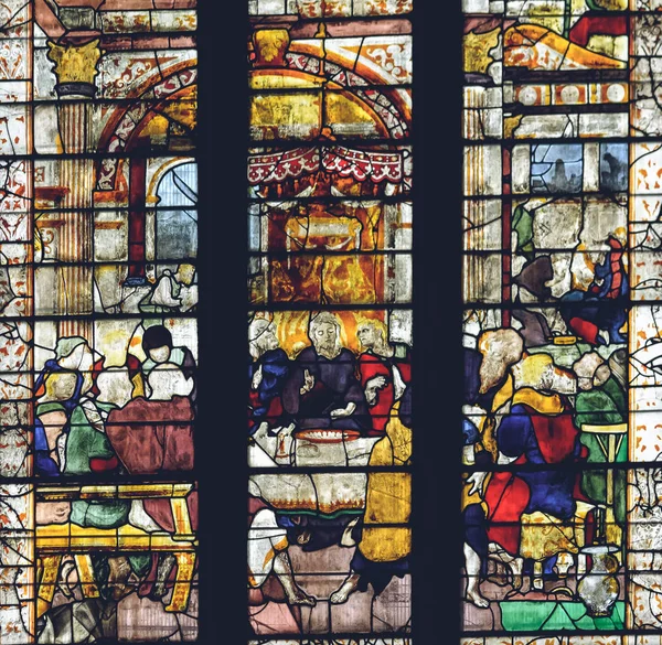 Lichfield England Okt 2018 Innenräume Der Lichfield Kathedrale Glasmalerei Der — Stockfoto
