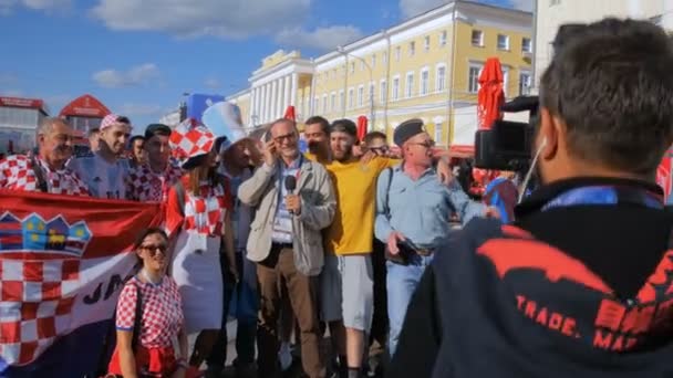 Nizhniy Novgorod Rusya Federasyonu Haziran 2018 Fifa Dünya Kupası 2018 — Stok video