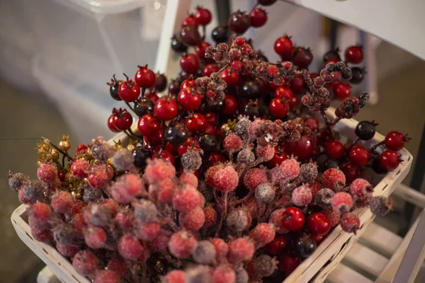 Christmas red berry decor