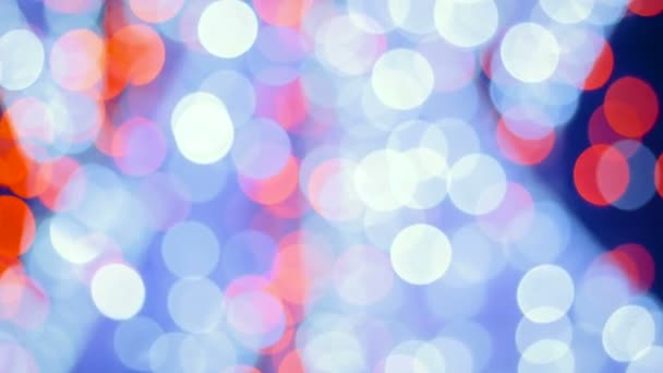 Kerstmis abstracte bokeh achtergrond — Stockvideo