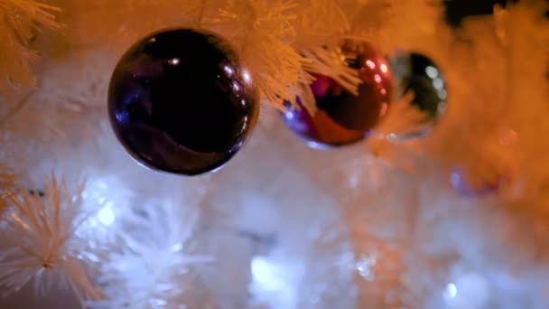 Decorazioni albero di Natale — Video Stock