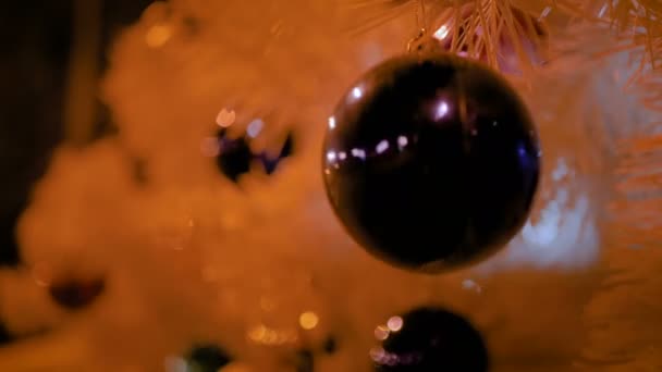 Kerstboomversiering — Stockvideo