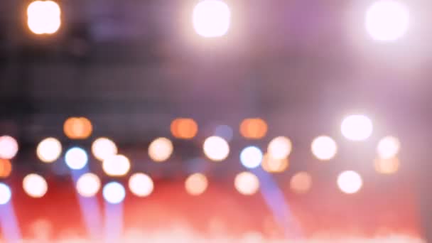 Fond d'éclairage de concert déconcentré 