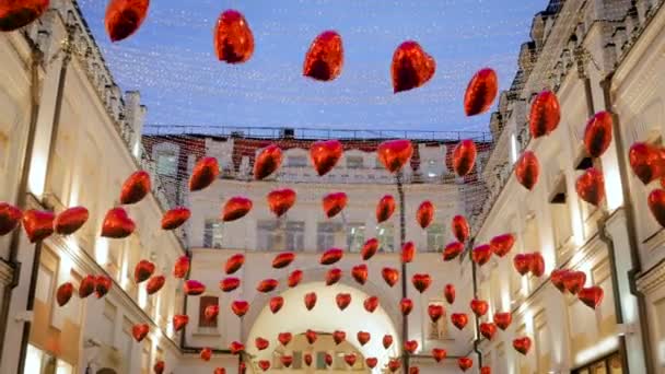 Concepto de feliz día de San Valentín — Vídeo de stock