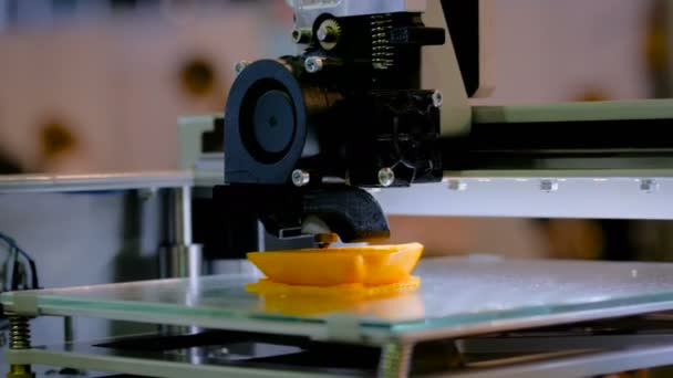 Концепція технології 3D друку — стокове відео