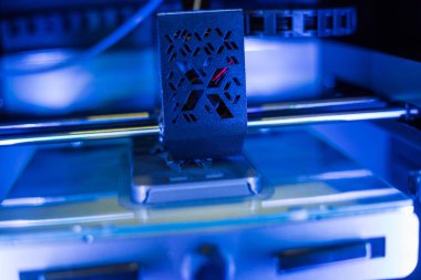 Plastik model otomatik 3d yazdırma işlemi yazıcı makine