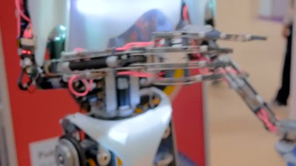 Κινούμενο ρομπότ χέρι — Αρχείο Βίντεο