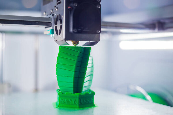 3D printer during work