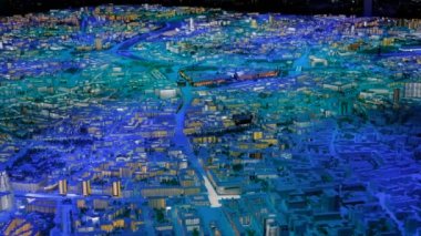 Moskova 'nın etkileşimli 3D şehir modeli