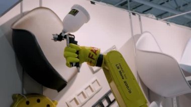 Otomatik sprey boyama robotik kol manipülatör