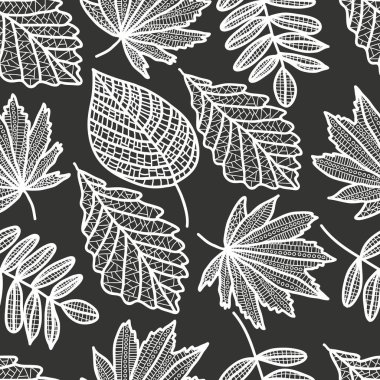 Sonbahar sorunsuz yaprak desen