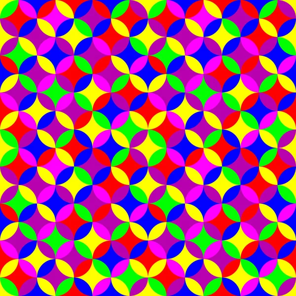Geometriska sömlös neon mönster — Stock vektor