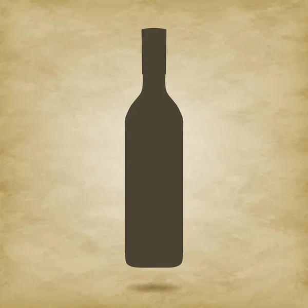 Vetor garrafa de vinho — Vetor de Stock