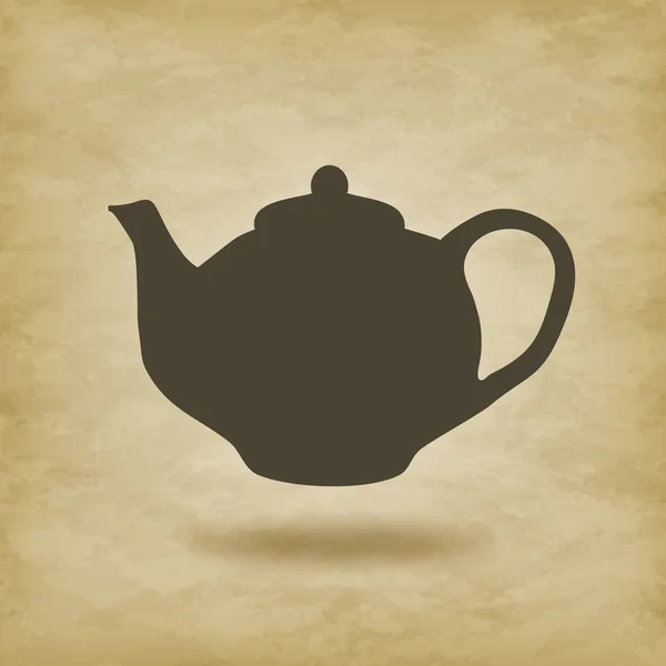 Чайник значок вектор — стоковий вектор