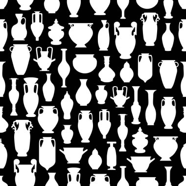 vector vases seamless clipart