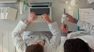 Timelapse Doktor, sağlık ve tıp, hastane... Üstten görünüm