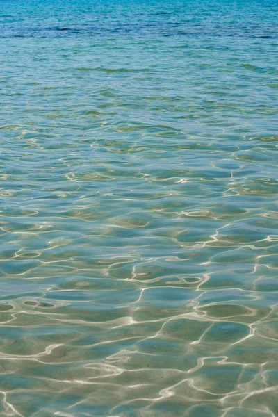 Карибский бирюзовый водный пляж отражение аква перспективный фон — стоковое фото
