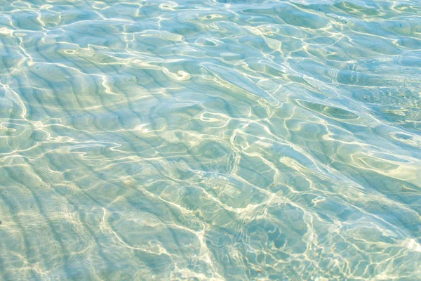 Caribe agua turquesa playa reflexión aqua perspectiva fondo —  Fotos de Stock