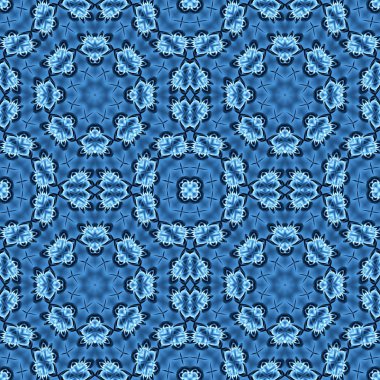 Tasarım ve dekorasyon için kusursuz desen. Tasarım çalışması için izleme şablonu, kumaş üzerine baskı için. Ambalaj tasarımı için simetri geometrik arkaplan, kapaklar. Yumuşak bir efektle.