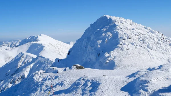 Θέα από το βουνό Chopok, υψηλότερη κορυφή της χαμηλής Tatras, Σλοβακίας Jasna — Φωτογραφία Αρχείου