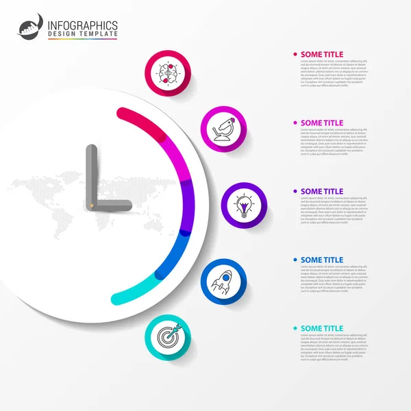 Infographic Πρότυπο Σχεδιασμού Επιχειρηματική Ιδέα Βήματα Μπορεί Χρησιμοποιηθεί Για Διάταξη — Διανυσματικό Αρχείο