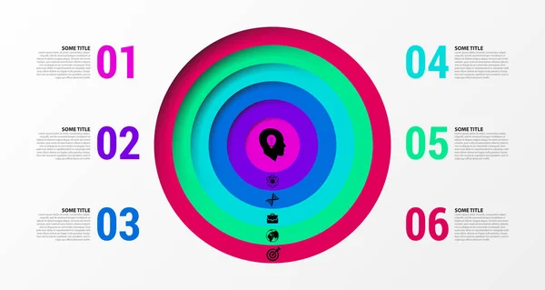 Infografikai Tervezési Sablon Kreatív Koncepció Lépéssel Használható Munkafolyamat Elrendezés Diagram — Stock Vector