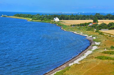 Island Fehmarn,view from Fehmarn Sound Bridge,Schleswig-Goldstein,Germany clipart