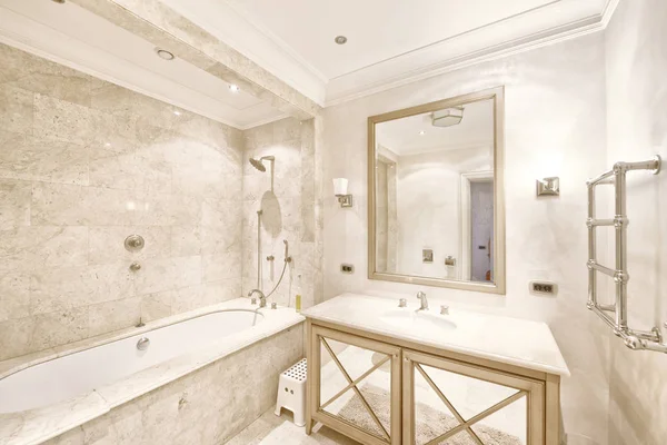 Intérieur Moderne Salle Bain Dans Nouvelle Maison — Photo