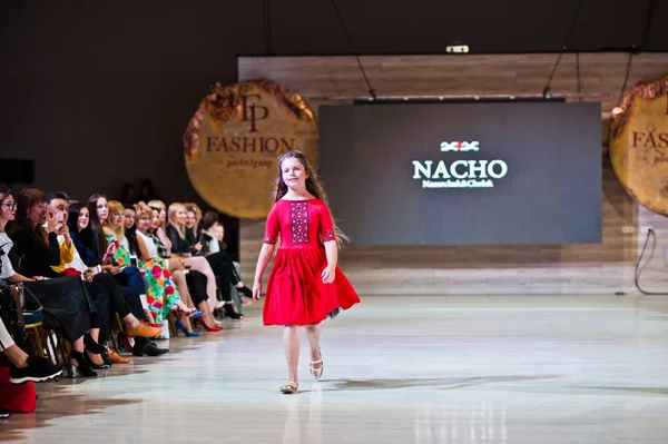 Ternopil Ukraine May 2018 Podolyany Designers Fashion Week Models Children — Stock Photo, Image