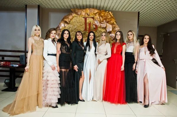 Tarnopol Ukraina Maja 2018 Podolyany Projektantów Fashion Week Modele Spaceru — Zdjęcie stockowe