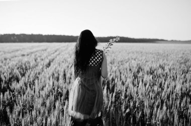 Sari, dudak makyaj menekşe ile ihale Hintli kız sahasında'nde günbatımı poz verdi. Moda Hindistan modeli.