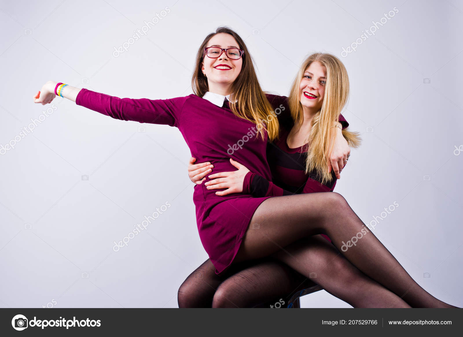 Two Girls Pantyhose