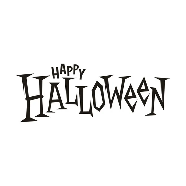 Mutlu Cadılar Bayramı yazıları. Vektör eli çizilmiş tipografi.