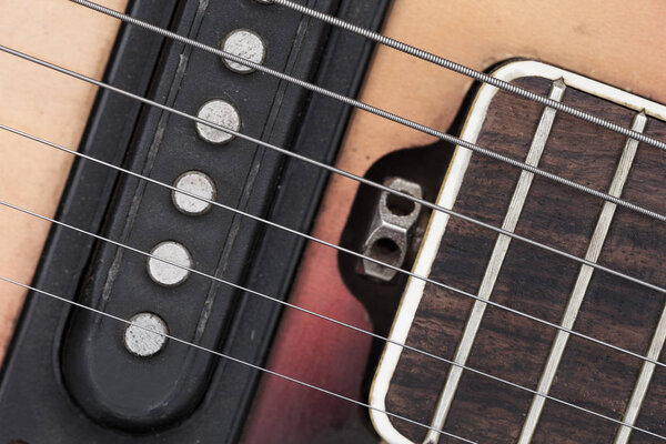 Guitar part close up