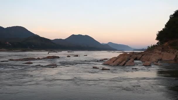 Mekong - o grande rio da Indochina — Vídeo de Stock
